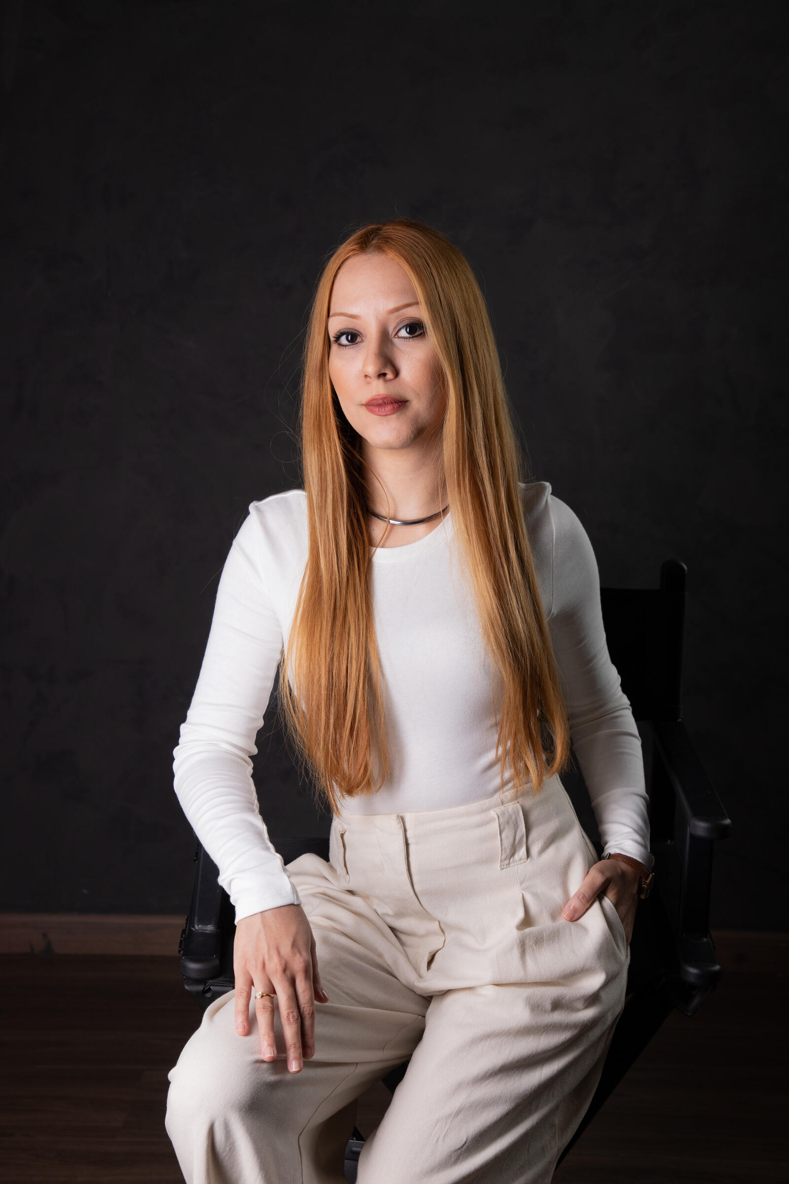 Psicóloga Beatriz Fontes em ambiente profissional